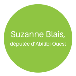 Suzanne Blais, députée Abitibi-Ouest